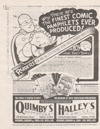 Quimby's / Halley's Comics Advertisement